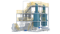 Système de mélange d'huiles lubrifiantes automatique avec contrôle PLC, usine de mélange d'huiles moteur personnalisée