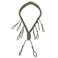 Lanière pour appels de canard de survie, 1 pièce, couleur personnalisée, paracorde, chasse en plein air, faite à la main