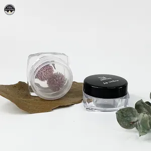 Frasco de plástico para cosméticos, atacado 5g 10g 15g/mini frasco de amostra/cuidados com a pele