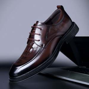 Zapatos Derby de Hombre de Cuero Genuino de Diseño de Lujo de Alta Calidad, Cosidos a Mano, con Cordones, Impermeables y Transpirables, para Negocios y Bodas - Product Image 6