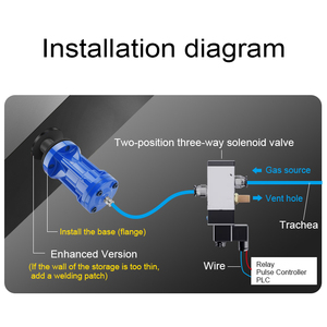 Низкошумный пневматический накопительный фильтр Sk100 – Новая конструкция для накопления сжатого воздуха для стабильной работы - Product Image 4