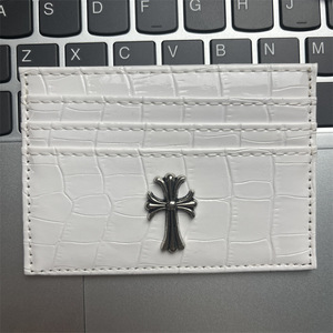 Cartera <span class=keywords><strong>CH</strong></span> Cross de Moda, Porta Tarjetas de Cuero PU con Diseño de Cocodrilo, Cartera Punk para Hombre, Monedero Hip Hop, Cartera de Diseñador - Product Image 2
