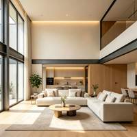 Casa Prefabricada de Lujo Moderna con Estructura de Acero Ligero y Garantía de 5 Años - Solución de Vivienda Personalizada con Soporte de Ingeniería