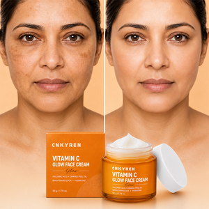 Crema Facial Blanqueadora con Vitamina C, Crema Facial Hidratante e Iluminadora, Producto de Belleza Natural para el Cuidado de la Piel, Venta al por Mayor - Product Image 1