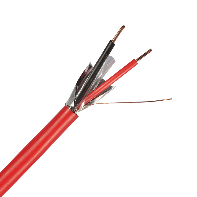 Fire Alarm Cable FPLR 3C X14 AWG Solid BC Cable Fire Resistant PVC Insulation PVC Jaket U.L Listed