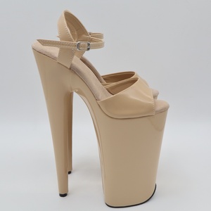 Sandali da donna Nikesi con <span class=keywords><strong>tacco</strong></span> alto 26 cm (<span class=keywords><strong>10</strong></span> pollici), open toe, impermeabili, con plateau in plastica, per pole dance, <span class=keywords><strong>tacco</strong></span> a spillo, per ogni occasione - Product Image 5