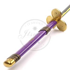 Espada Enma de Madera Morada de Zoro, Accesorio de Cosplay de One Piece - Product Image 3