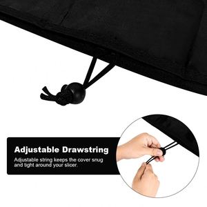 Funda Protectora para Rebanadora de Carne de Poliéster Negro Antipolvo con Bolsa de Almacenamiento - Product Image 3