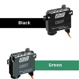 Kingmax C507 4.9Kg Kỹ Thuật Số Thép Bánh Răng Mini Cánh <span class=keywords><strong>Servo</strong></span> 8Mm Mỏng CNC Cho RC Máy Bay Máy Bay Sailplane Tàu Lượn Bay Không Người Lái Cả Cạnh Tranh - Product Image 5