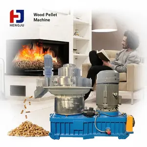 Manufacturing plant biomass sawdust heating wood pellet making mill machine