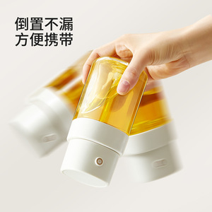 Hy-22 – bidon pulvérisateur d'huile en verre, cylindre résistant aux fuites, pour la cuisine, avec couvercle en plastique, grande taille - Product Image 4