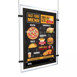 Boîte à lumière en acrylique, menu lumineux pour restaurant, bar, vente de nourriture, affichage publicitaire de bureau - Product Image 2