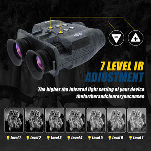 적색점 850nm 10MP/FHD 야간 투시경 IR 열화상 쌍안경 5배 디지털 줌 - Product Image 2