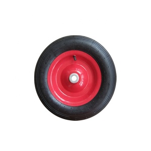 <span class=keywords><strong>Rueda</strong></span> neumática de 16 "3,50-<span class=keywords><strong>8</strong></span>, <span class=keywords><strong>rueda</strong></span> de carretilla a prueba de pinchazos, completa para carrito de jardín/carretilla/Carro/camión de <span class=keywords><strong>remolque</strong></span> - Product Image 2