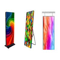 TOPLED P2.5 Écran d'affiches LED haute résolution, adapté aux mobiles, design mince, économe en énergie, parfait pour la publicité en intérieur