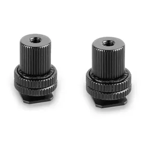 Custom Aluminum 1/4-20 Tripod Mount Screw Camera Hot Shoe Adapter Hot Shoe mount Adapter for Quick Mounting