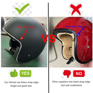 <span class=keywords><strong>Casque</strong></span> de <span class=keywords><strong>scooter</strong></span> allemand rétro de moto vintage doublure amovible vert personnalisé 3/4 avion de chasse <span class=keywords><strong>casque</strong></span> ouvert demi-visage - Product Image 3