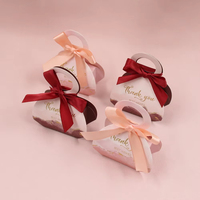 Offre Spéciale personnalisé enfants papier boîte à bonbons nouveau doux mariage cadeau bonbons emballage boîte-cadeau avec ruban boîte de luxe en gros