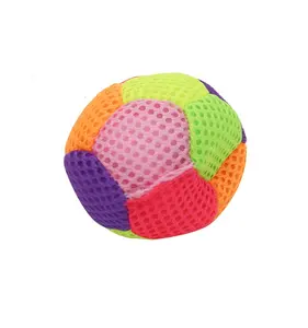 定制形状和颜色3英寸足球风格杂耍地球袋球儿童