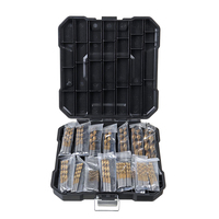 Jeu de 99 forets HSS revêtus de titane de 1,5 à 10 mm, forets hélicoïdaux en acier rapide pour métal, bois et plastique