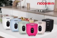Mini cuiseur à riz numérique intelligent capacité 0.4L-1.0L pot intérieur antiadhésif boîtier en plastique électrique palette tasse à mesurer CB CE RoHS