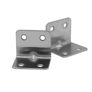 Fengcheng Hardware <b>Stainless</b> <b>Steel</b> <b>Angle</b> <b>Bracket</b> 4-Hole 1.5Mm Thick L-Shaped Connector For Cabinet Table Chair - Product Image 4