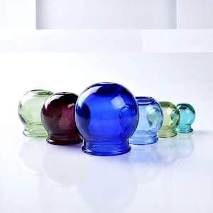 Ensemble de ventouses <span class=keywords><strong>en</strong></span> <span class=keywords><strong>verre</strong></span> colorées, 5 tailles, pour thérapie par ventouses, ventouses <span class=keywords><strong>Hijama</strong></span>, ventouses traditionnelles chinoises pour massage - Product Image 1
