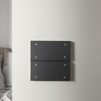 Usine de fabrication Smart Wifi tactile mur interrupteur de commande d'éclairage PC électrique sans fil maison hôtel Flip Design US UK prises Tuya App