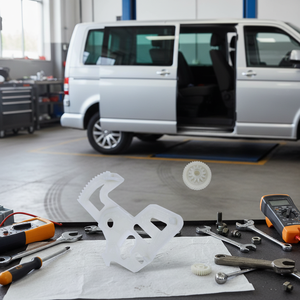 <b>Sliding</b> <b>Door</b> <b>Lock</b> Gear Set for Volkswagen Vw Caddy Transporter T5 - Product Image 2
