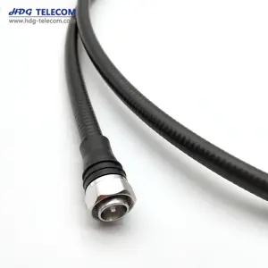 1/2 Superflexible, RF Coaxial Cable de puente con 7/16 Din conector macho