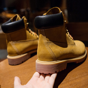 Chaussures élégantes de fabrication industrielle, imperméables, en cuir et caoutchouc, bottes d'hiver pour hommes, séchage <span class=keywords><strong>rapide</strong></span>, bottes en cuir pour hommes, taille 46, bottes <span class=keywords><strong>Martin</strong></span> pour hommes - Product Image 5