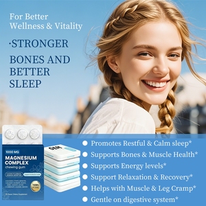 Gomma da Masticare al Magnesio Naturale per il Supporto del Relax, Vendita all'Ingrosso, Etichetta Privata - Product Image 3