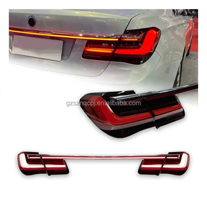 Ensemble de feux arrière <span class=keywords><strong>LED</strong></span> modifiés pour BMW Série 7 F01 F02 2009-2015, clignotants dynamiques, feux de freinage arrière - Product Image 3