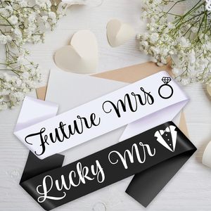 Kit de Sashs Drôles pour Future Madame et Future Monsieur, Sashs pour Future Mariée et Future Marié, Décorations pour Enterrement de Vie de Jeune Fille et Mariage - Product Image 4