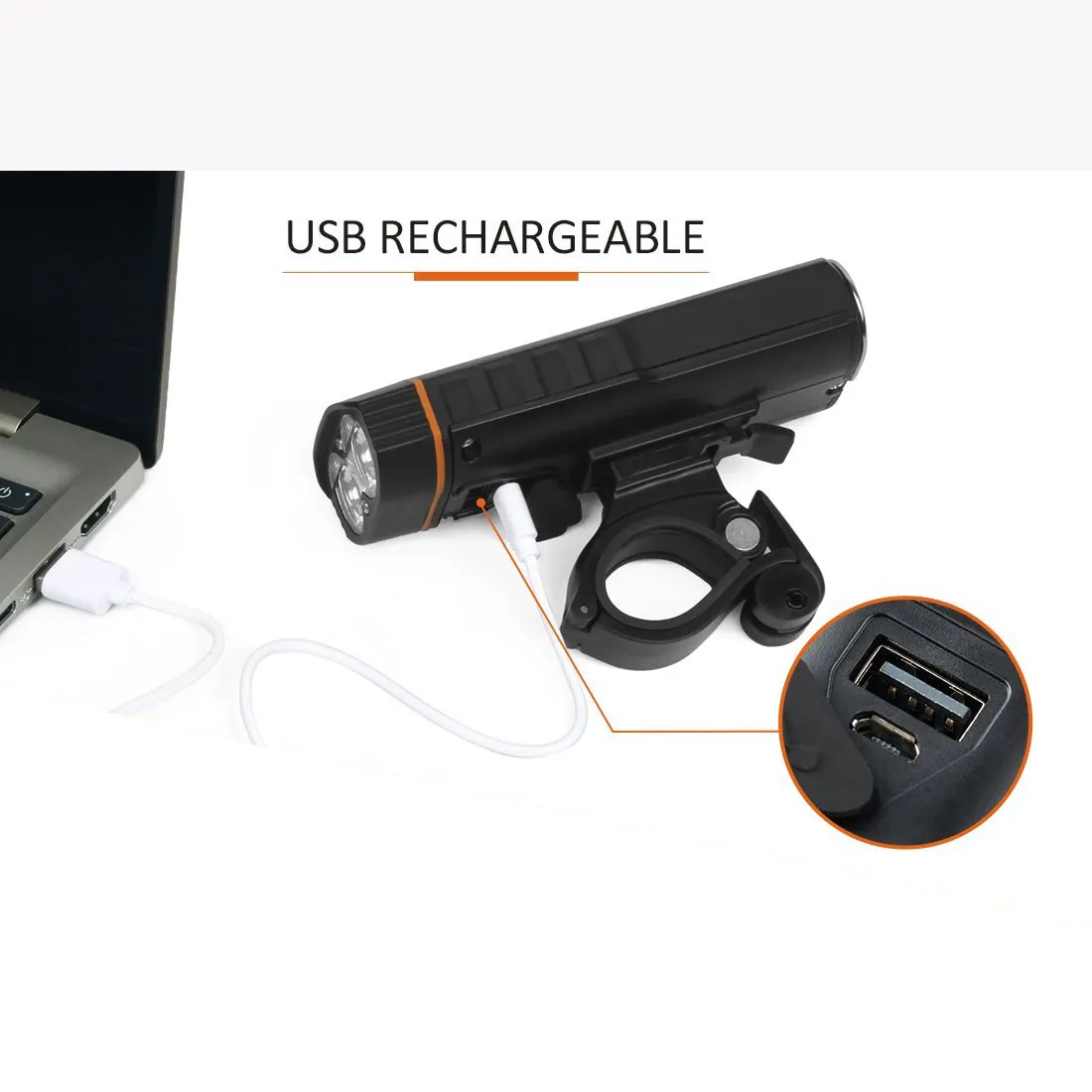 Оптовая продажа, велосипедный фонарь 1000 люмен, велосипедный светодиодный передний фонарь, зарядка через USB, фонарики для занятий спортом на открытом воздухе, велосипедные фары