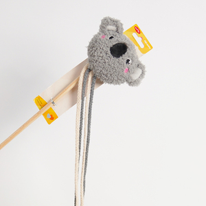 Manufacturer Wholesale Cute Cat Teaser Stick <b>Interactive</b> Plastic Plush <b>Toy</b> <b>for</b> <b>Pets</b> Movement <b>Toy</b> - Product Image 2