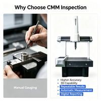 Machine de mesure par coordonnées (MMC) 3D X:600-2000mm avec sonde Renishaw pour le contrôle qualité des pièces de précision, le moulage et l'automobile