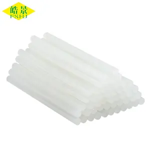 Best Selling Elastic Viscosidade Alta Qualidade Branco Silicone Transparente Hot Melt Cola Bastão 11mm