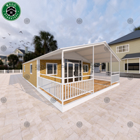 Fabrik Großhandel 3 4 5 Schlafzimmer Vorgefertigtes Modul haus 20ft 40ft erweiterbares Container haus mit Küche und Bad