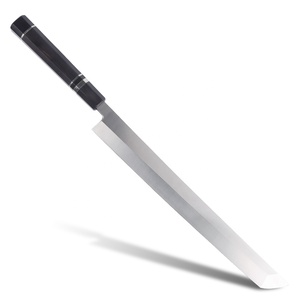 มีดทำครัวญี่ปุ่น มีดซาซิมิ มีดแล่ปลาแซลมอนยานางิ มีดเชฟ สแตนเลส ขนาด 11 นิ้ว - Product Image 5