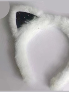 Set Cosplay di gatti di Halloween Costume da cartone animato per <span class=keywords><strong>bambini</strong></span> carino animale bianco gatto Cosplay orecchie in poliestere per entrambi i sessi - Product Image 6