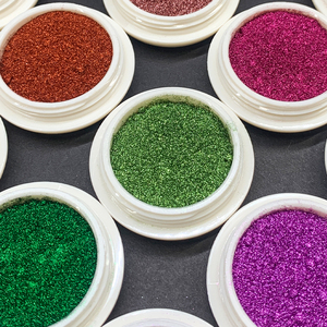 Poudre à ongles effet miroir super brillante en titane, pigment <span class=keywords><strong>chrome</strong></span> effet vague d'eau, paillettes aurore pour vernis gel DIY - Product Image 4