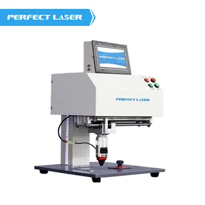 Máquina elétrica perfeita do ponto Peen da placa de identificação do metal do Desktop do laser gravura e marcação com painel LCD