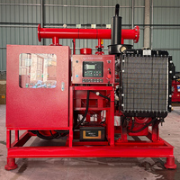 Ensemble de pompe centrifuge électrique pour lutte contre l'incendie, unité de pompe à eau horizontale pour la lutte contre l'incendie, système d'hydrant d'incendie pour bâtiments, en acier inoxydable
