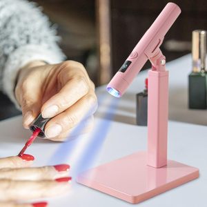 Xách Tay Mini Nail Đèn Cầm Tay Móng Tay Nghệ Thuật Đèn Với Đứng 360 Độ Xoay Đa Chức Năng Đèn - Product Image 2
