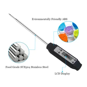 CH-103 Lange Rvs Probe Bbq Thermometer Water Voedsel Melk Thermometer Snoep