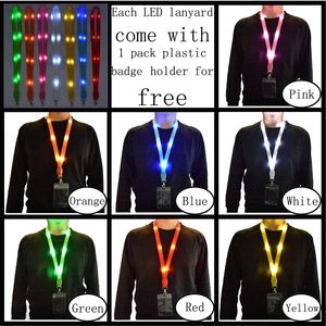 สายคล้องคอ LED กระพริบแสง สำหรับโปรโมชั่น สายคล้องคอเรืองแสง สร้อยคอ LED ส่องสว่าง - Product Image 2