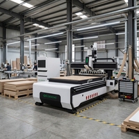 Máquina Router CNC de Alto Rendimiento para Procesamiento de Puertas de Gabinetes, Máquina para Fabricación de Muebles