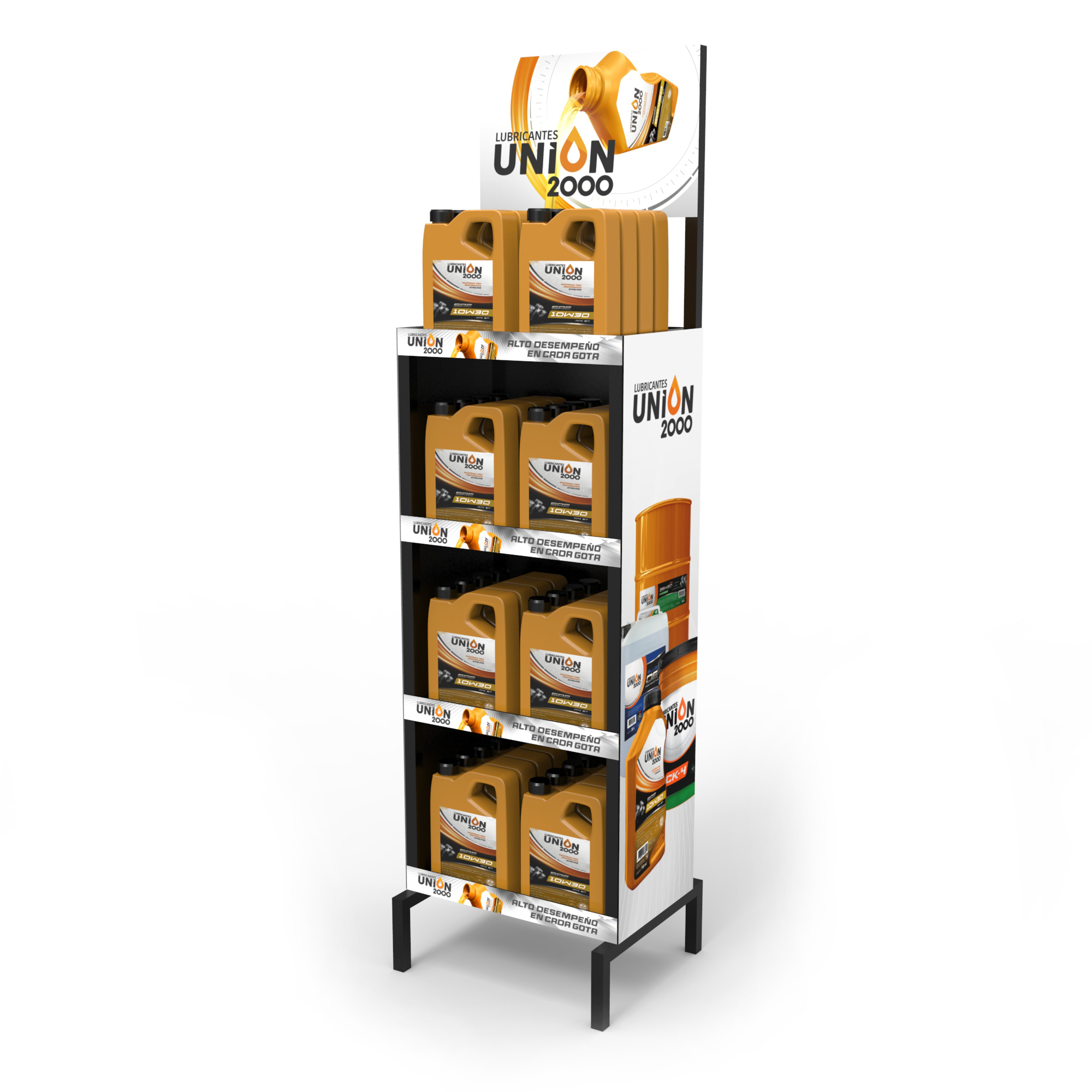 Castrol Lubricating Motor Engine Oil Display Stand for Garage — view 3