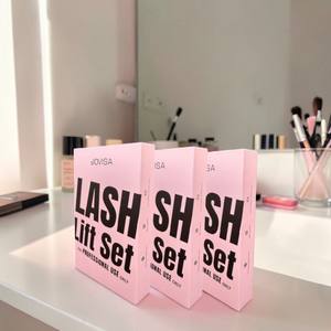 JOVISA Distributeur agréé - Kit de rehaussement de cils - Formule liquide et crème infusée à la kératine - Sûr, doux et facile à utiliser pour tous les types de cils - Product Image 1